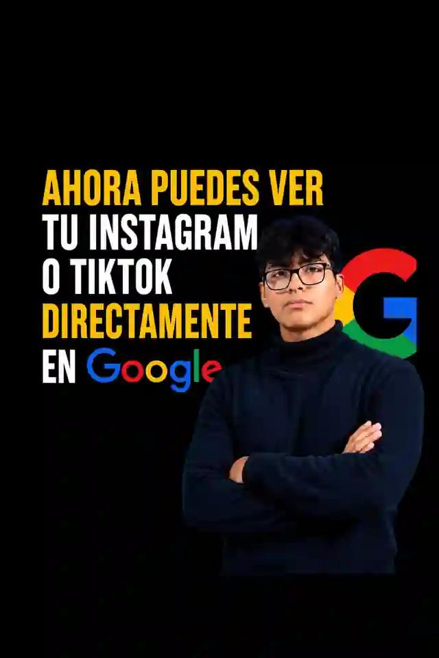 Enlaza tu Instagram o TikTok directamente en Google